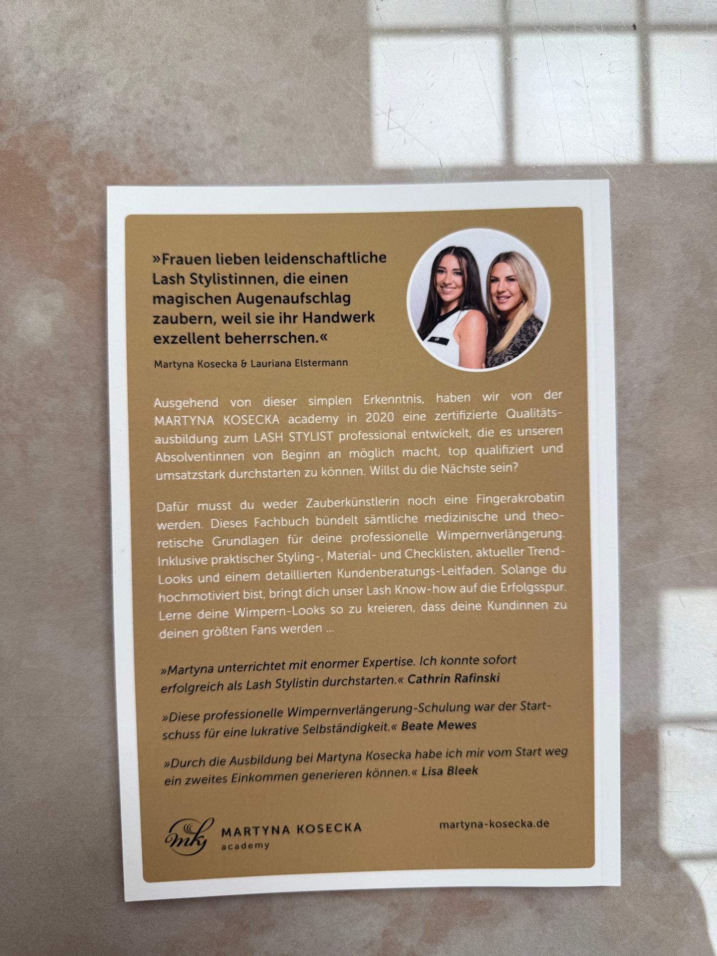 Schulungsbuch Wimpernverlängerung